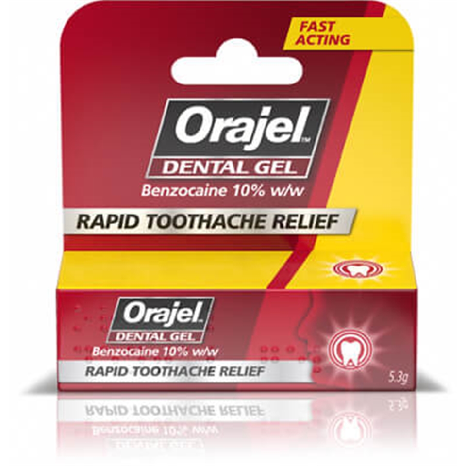 Orajel will relieve your toothache